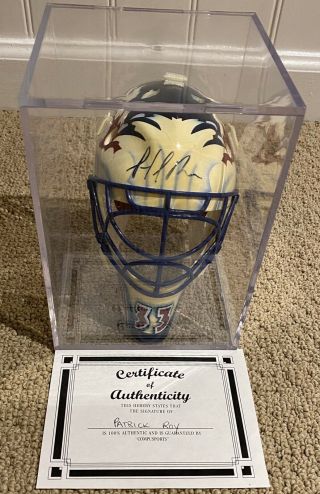 Avalanche Patrick Roy Mini Goalie Mask Auto Signed Hof Hall Of Famer Authentic