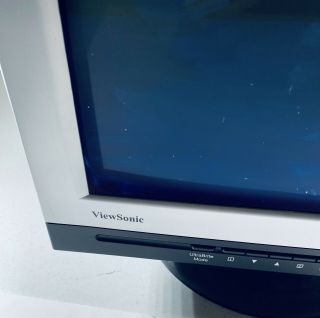 Viewsonic Ultra Bright A90f,  19” CRT Perfect Flat Monitor Vintage Gaming 5