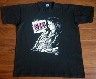 Vtg 80s Sid Vicious 1957 - 1979 T - Shirt Mns Xl Single Stitch Punk Rock Sex Pistols