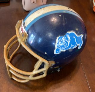 Vintage Riddell Pac 3 Game Gonzaga Prep Bulldogs 1980 Football Helmet