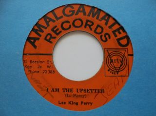 Lee King Perry I Am The Upsetter Amalgamated Rocksteady Reggae 7 " Hear