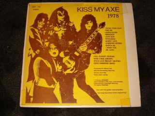 Kiss - Kiss My Axe - 1978 - Rare Live Recordings - Nm - Not Tmoq
