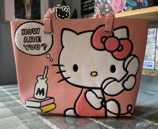 Loungefly Hello Kitty Telephone Tote Pink Nwt