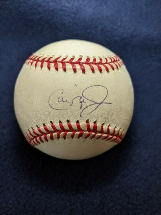 Cal Ripken Jr.  Autographed Baseball (no) W/ Hologram Orioles Hof $55 Obo