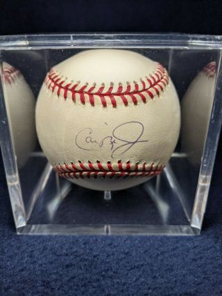 Cal Ripken Jr.  autographed baseball (no) w/ hologram Orioles HOF $55 OBO 2