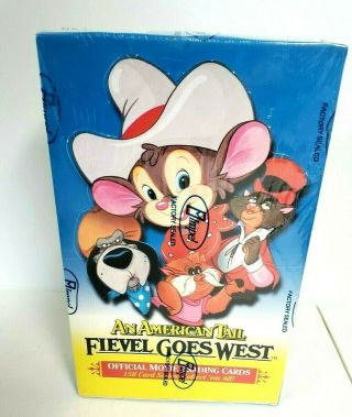 1991 American Tail Fievel Goes West150 Trading Cards Box 36 Packs