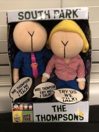 South Park The Thompsons Talking Plushes Fun 4 All 2002