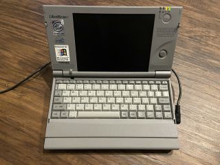 Vintage Toshiba Libretto 50ct Palm Pc Windows 95 W/power Supply & Case - Read