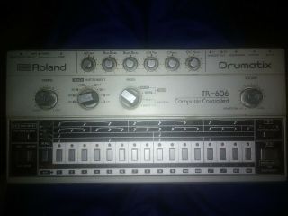 Roland Tr - 606 Drum Machine - Vintage - For Repair,  / Parts / Etc - Tr606 Tr 606