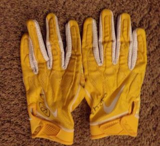 Pittsburgh Steelers Christian Scotland - Williamson Autograph Signed Game Gloves
