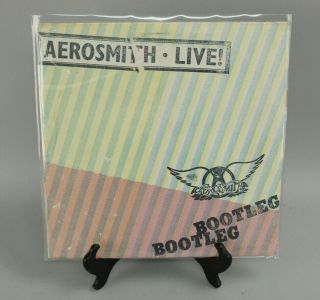 Aerosmith Live Bootleg Factory Early (1st?) Press Lp Pc2 35564 No Barcode