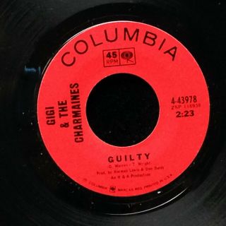 Gigi & The Charmaines - Girl Crazy/Guilty - Columbia 43978 - NOS UNPLAYED 2