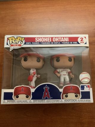 Funko Pop Mlb Major League Baseball 2 Pack Shohei Ohtani Los Angeles Angels