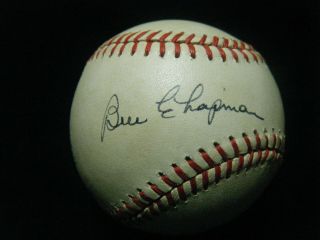 Vintage Ben Chapman (d - 1993) 4x All Star Wsc York Yankees Al Baseball Jsacoa