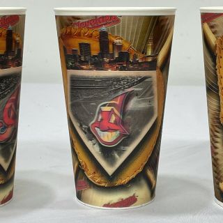 Cleveland Indians Baseball Chief Wahoo Hologram Sprit Cups Mlb