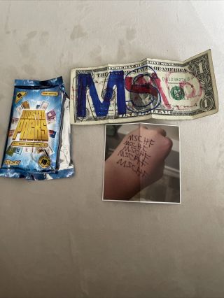 Mschf Boosted Packs Rare Dollar Bill And Mschf Hand Drawing Sticker (custom Box)