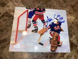 Jim Craig Signed 8x10 Photo Usa Olympics Autograph Miracle On Ice 1980 Gold