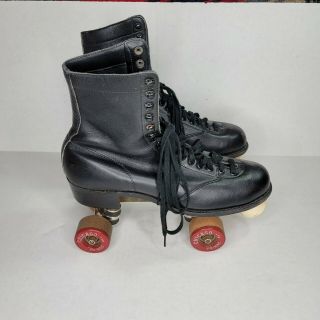 Vtg Betty Lytle " Styled By Hyde " Roller Skates Mens 10 Chicago Plates 77h Fo - Mac