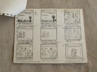 Superboy Storyboard for Operation Counter Invasion Filmation 1966 2