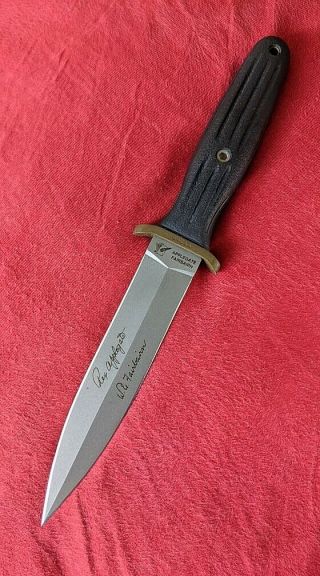 Vintage Blackjack Applegate - Fairbairn Fighting Knife - Dagger - A2 Tool Steel