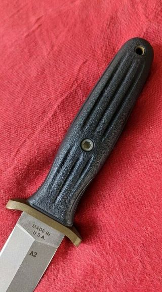 VINTAGE BLACKJACK APPLEGATE - FAIRBAIRN FIGHTING KNIFE - DAGGER - A2 TOOL STEEL 4