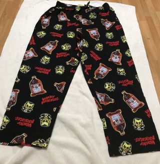 Wacky Packages Topps Bloodweiser The Fear Beer Lounge Pajama Pants L 36 - 38 Nwt