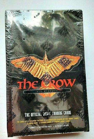 1996 The Crow City Of Angels Kitchen Sink Trading Card 36 Packs Nos