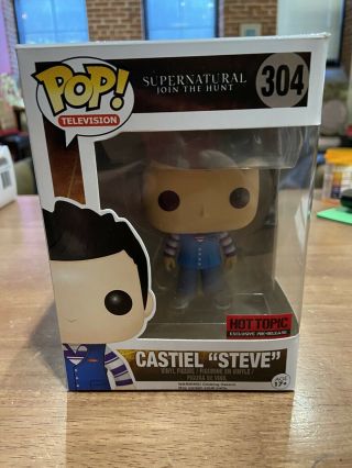 Supernatural Castiel " Steve " Exclusive Funko Pop 304