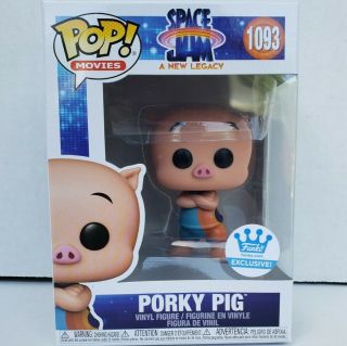 Funko Pop 1093 Warner Bros Porky Pig Space Jam Shop Exclusive Figure