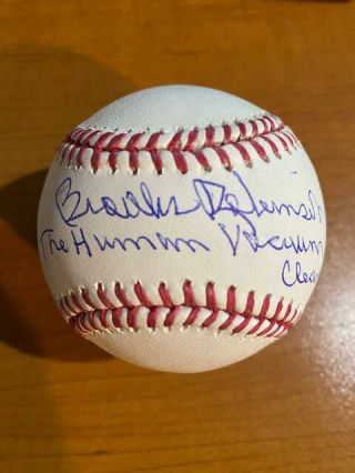 Brooks Robinson " The Human Vacuum Cleaner " - Signed Inscribed Roml Baseball - Psa