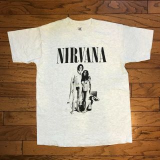 Rare Vintage Nirvana Tour T Shirt Two Virgins John & Yoko Nevsub Pop