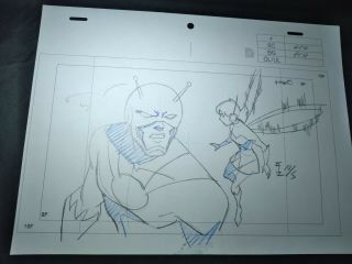 Marvel Animation Cels Production Art Comics Ultimate Avengers Wasp Woman Ant Man