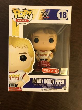 Funko Pop Wwe Rowdy Roddy Piper 18 Target Exclusive Paypal Only