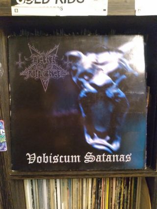 Dark Funeral Vobiscum Satanas 1st Press Red Vinyl Darkthrone Mayhem 1burzum.