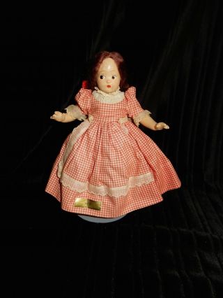 Wonderful Vintage 7 " Madame Alexander Tiny Betty " Meg " From " Little Women "