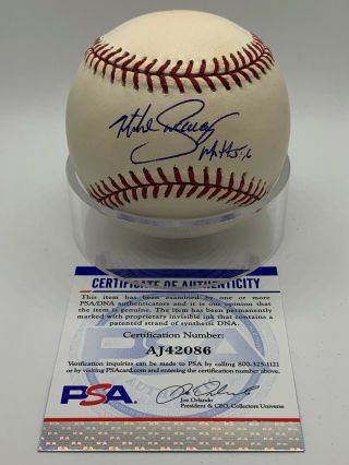Mike Sweeney Kansas City Royals Signed Autograph Official Omlb Baseball Psa Dna