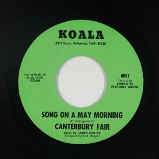 Garage Psych 45 - Canterbury Fair - Song On A May Morning (stereo) - Koala - Nm