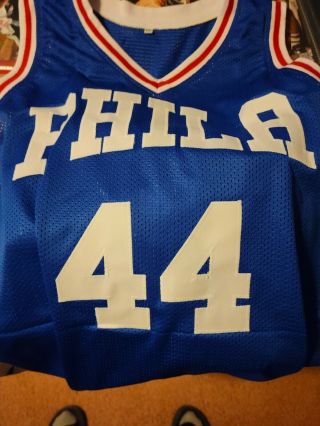 Rick Mahorn Autographed Jersey - Psa Authentication - Philadelphia 76ers