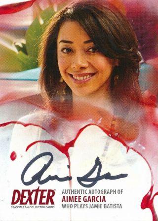 Dexter Season 5 & 6 Autograph Card Aimee Garcia Aag1