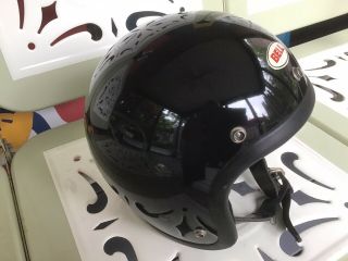 Vintage 1970’s Bell Rt Helmet 7 1/4 Black Road & Track