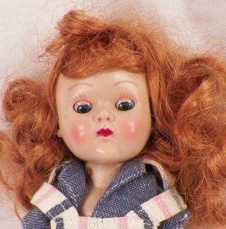 Vogue Ginny Doll Ob Rain Or Shine 29 Straight Leg Walker Fever Cheeks Red Hair
