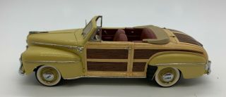 Motor City 1:43 Vintage Mc56 1947 Ford Sportsman Conv Td Yellow Handmade In Usa