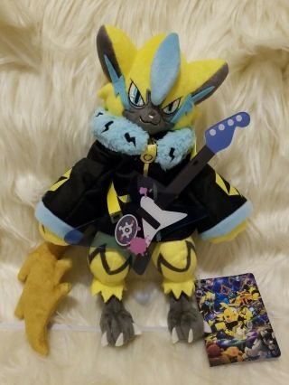Pokemon Center Plush Doll Band Festival Zeraora Japan Import