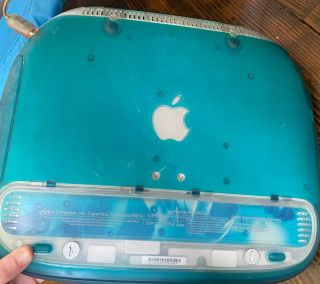 Apple iBook Clamshell G3 Blueberry Mac OS 9 Rare Vintage 4