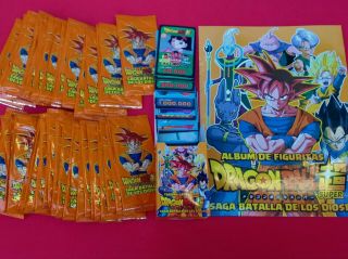 Dragon Ball Z Trading Cards 50 Packs,  Album And Plus Box Deck Of Cards
