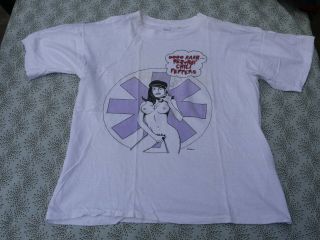 Red Hot Chili Peppers Vintage Tour T - Shirt 1989