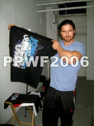 Wwe John Morrison Hand Signed Autographed T Shirt With Proof And