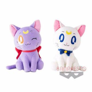 Sailor Moon Eternal Luna Artemis Plush Doll Toy Cat Big Set of 2 3
