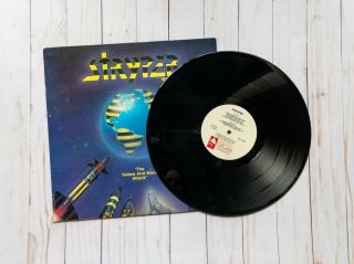 Stryper The Yellow And Black Attack 1984 Vinyl Ep 2nd Press Enigma E - 1064 Nm