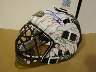 Signed Frederik Anderson Autographed Anaheim Ducks Mini Goalie Helmet Hockey Nhl